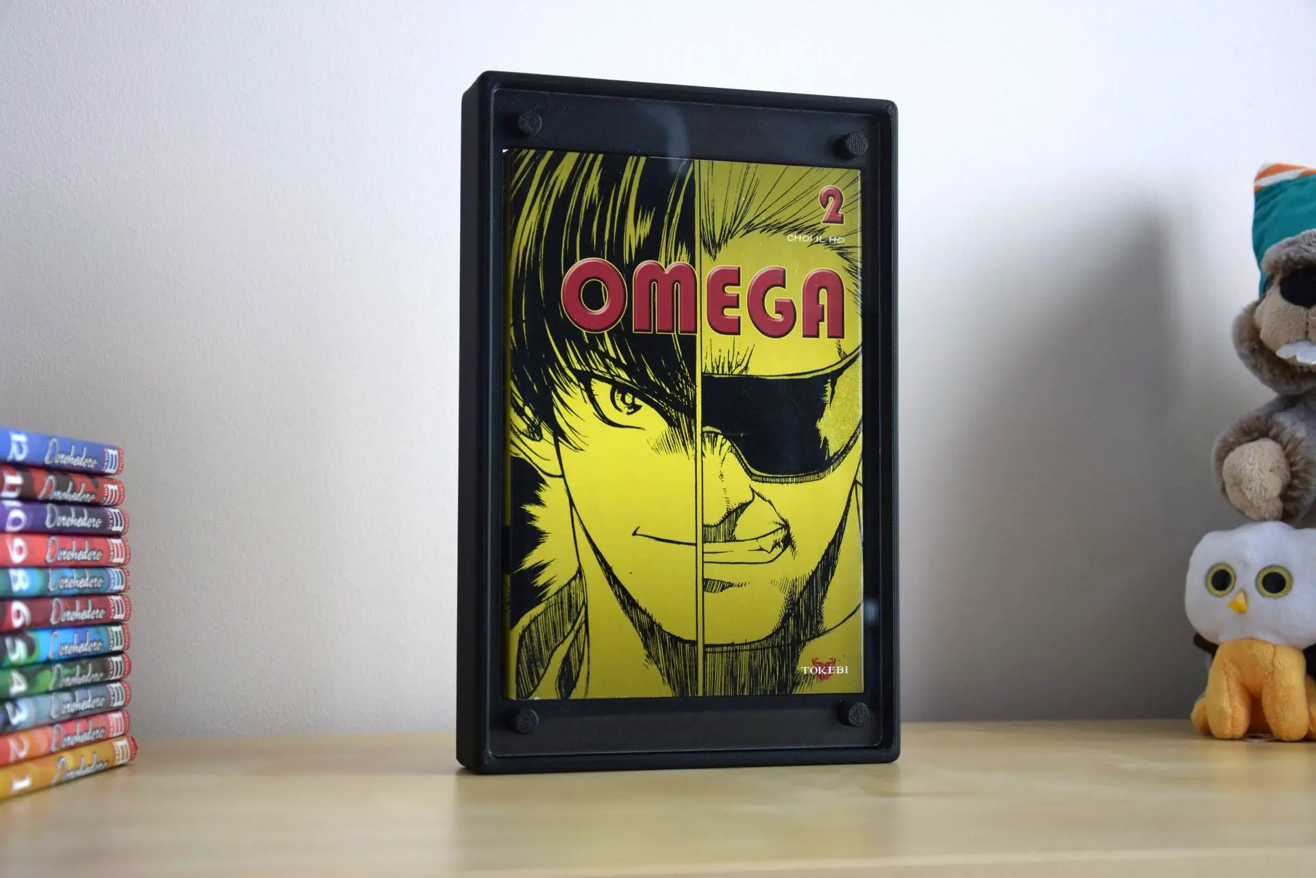 Boîtier / Boîte / Présentoir  avec plaques acrylique pour la protection / conservation / exposition / décoration de manga / livre / DVD / Bluray / Blu-ray / Jeux-vidéo / Jeu-vidéo