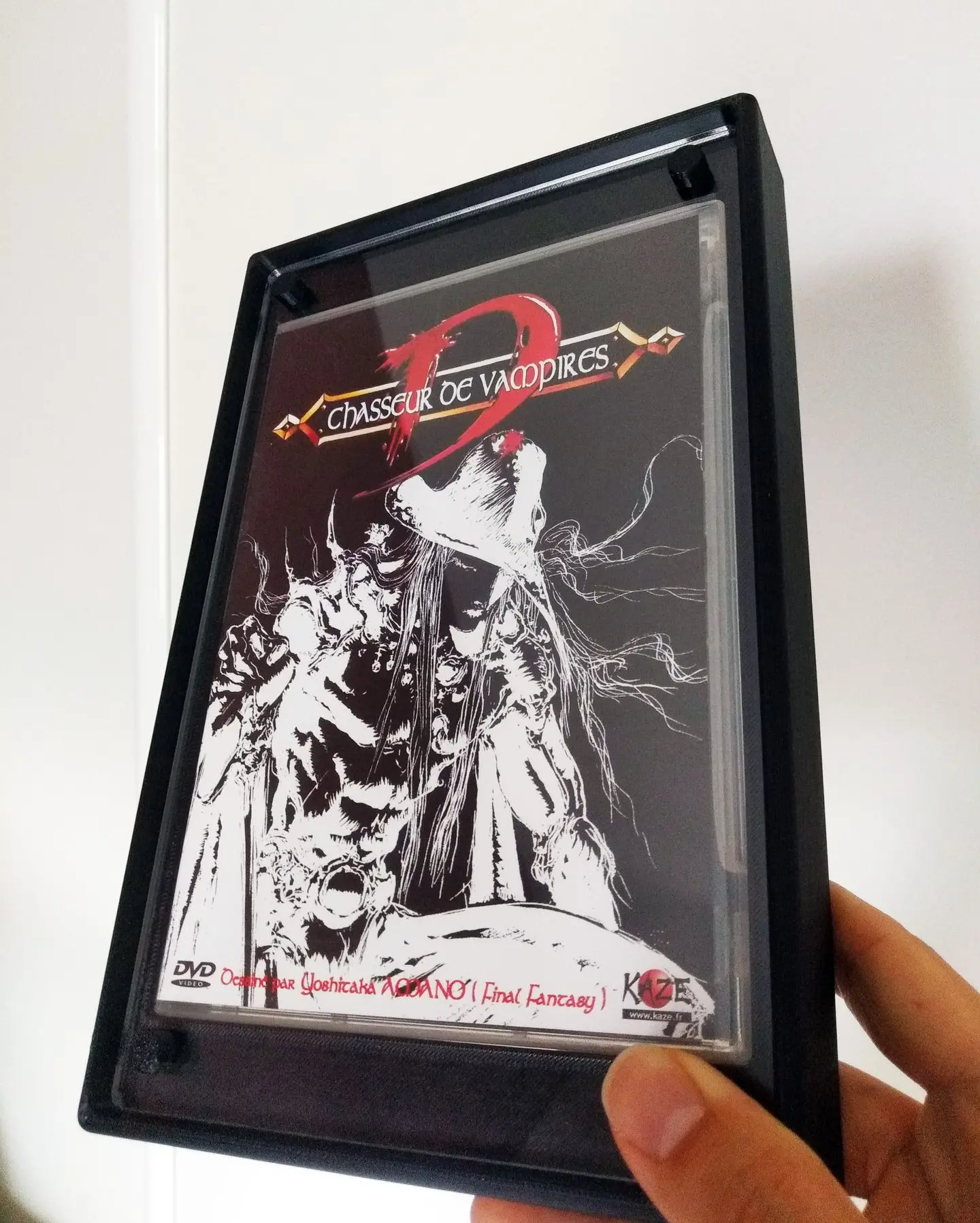 Chasseur de Vampires D DVD dans boîtier NOIR.