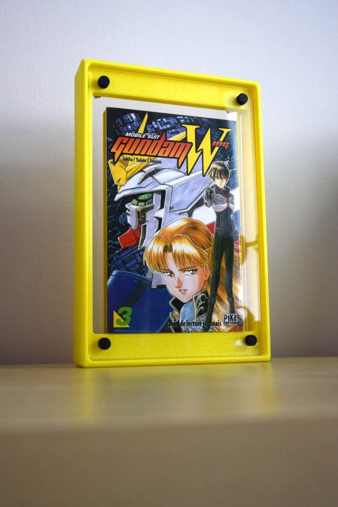 Boîtier / Boîte / Présentoir  avec plaques acrylique pour la protection / conservation / exposition / décoration de manga / livre / DVD / Bluray / Blu-ray / Jeux-vidéo / Jeu-vidéo / Playstation / Xbox / Nintendo / Sega