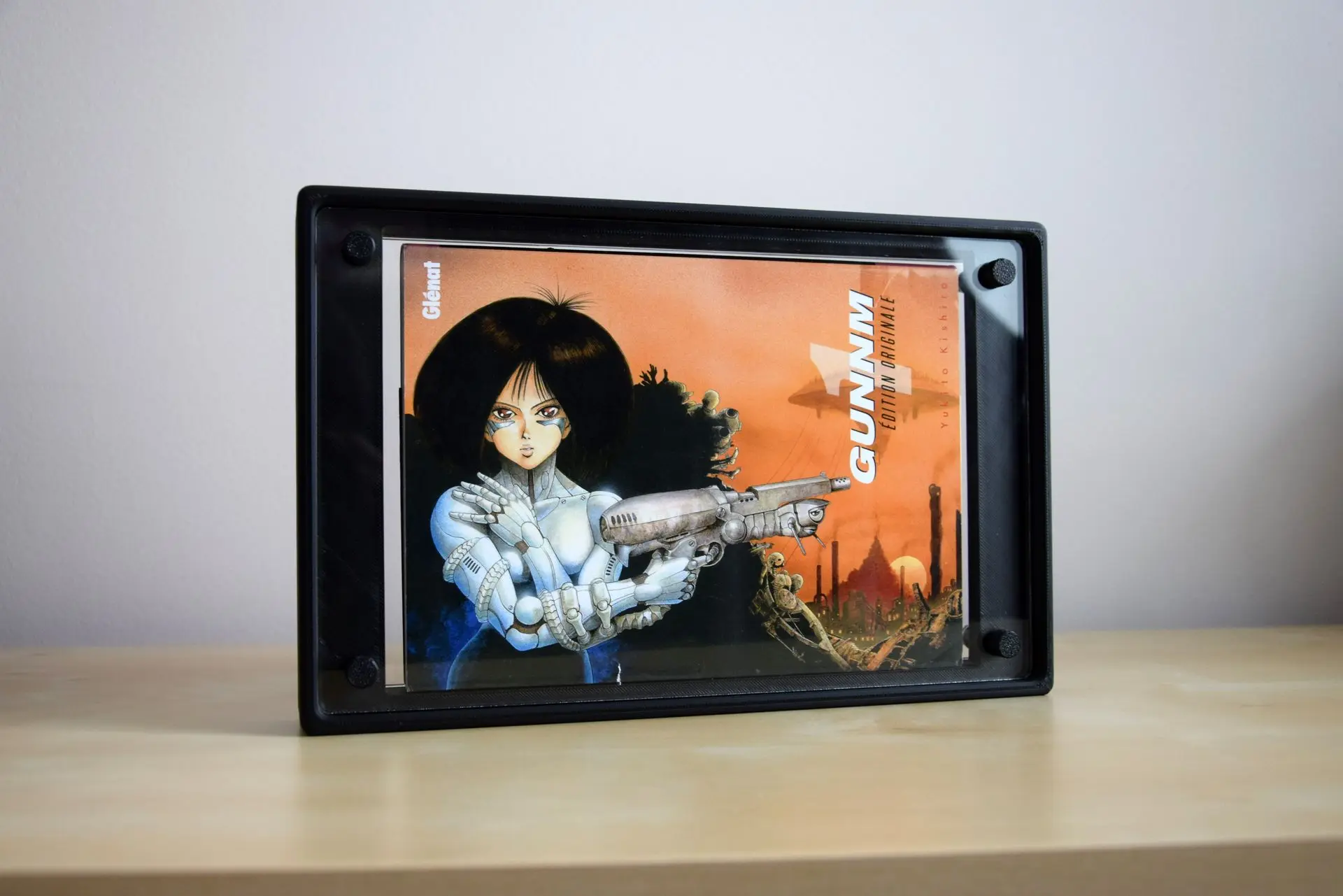 Boîtier / Boîte / Présentoir  avec plaques acrylique pour la protection / conservation / exposition / décoration de manga / livre / DVD / Bluray / Blu-ray / Jeux-vidéo / Jeu-vidéo / Playstation / Xbox / Nintendo / Sega