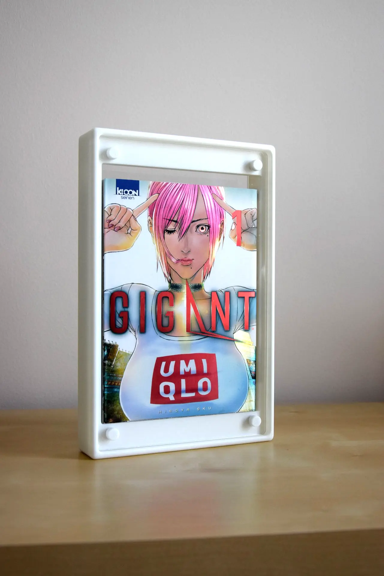 Boîtier / Boîte / Présentoir  avec plaques acrylique pour la protection / conservation / exposition / décoration de manga / livre / DVD / Bluray / Blu-ray / Jeux-vidéo / Jeu-vidéo / Playstation / Xbox / Nintendo / Sega