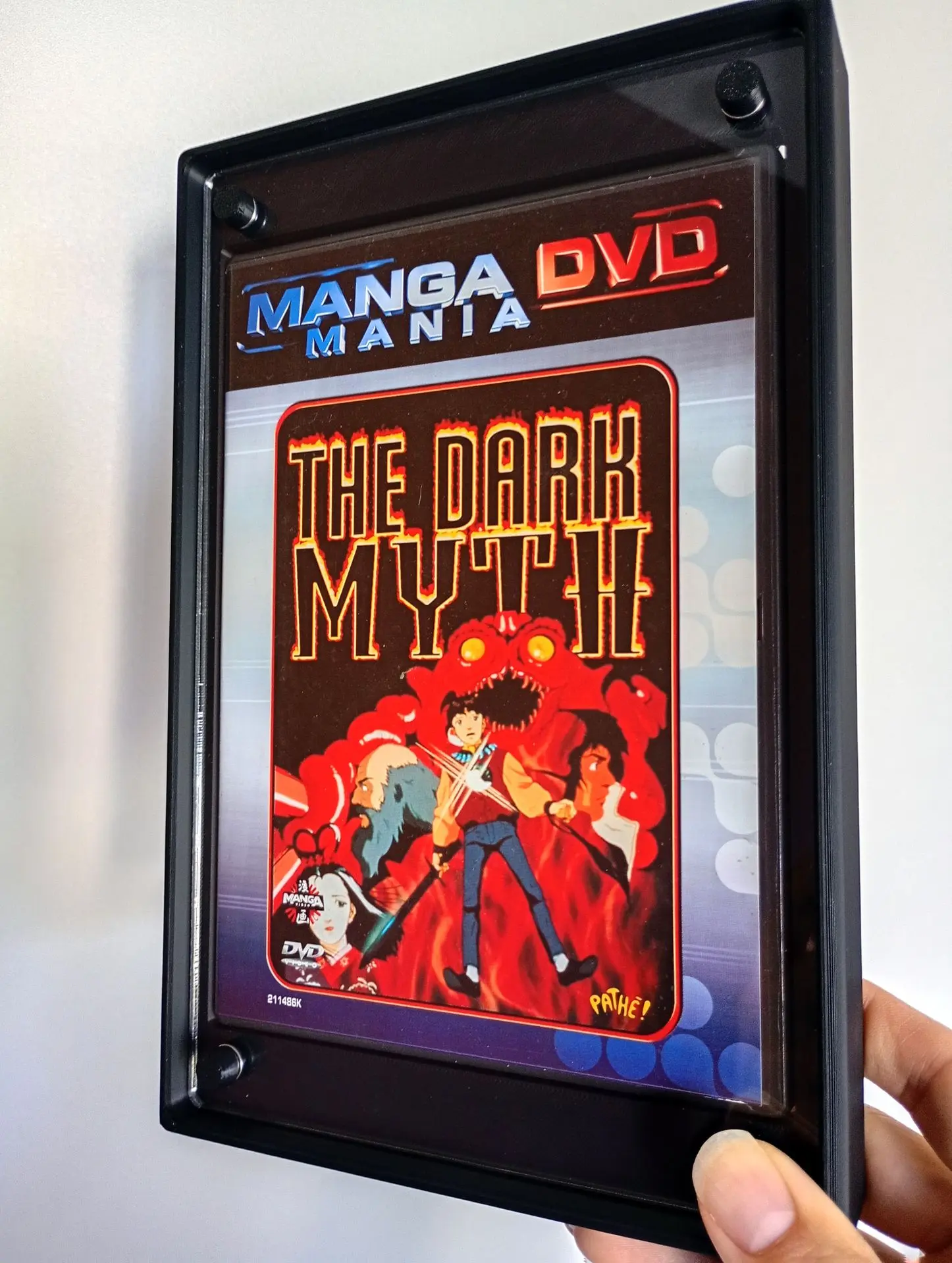 Boîtier NOIR - OAV - Ankoku Shinwa / The Dark Myth Boîtier / Boîte / Présentoir / Box Horiden avec plaques acrylique pour la protection / conservation / exposition / décoration de manga / livre / DVD / Bluray / Blu-ray / Jeux-vidéo / Jeu-vidéo / Playstation / Xbox / Nintendo / Sega